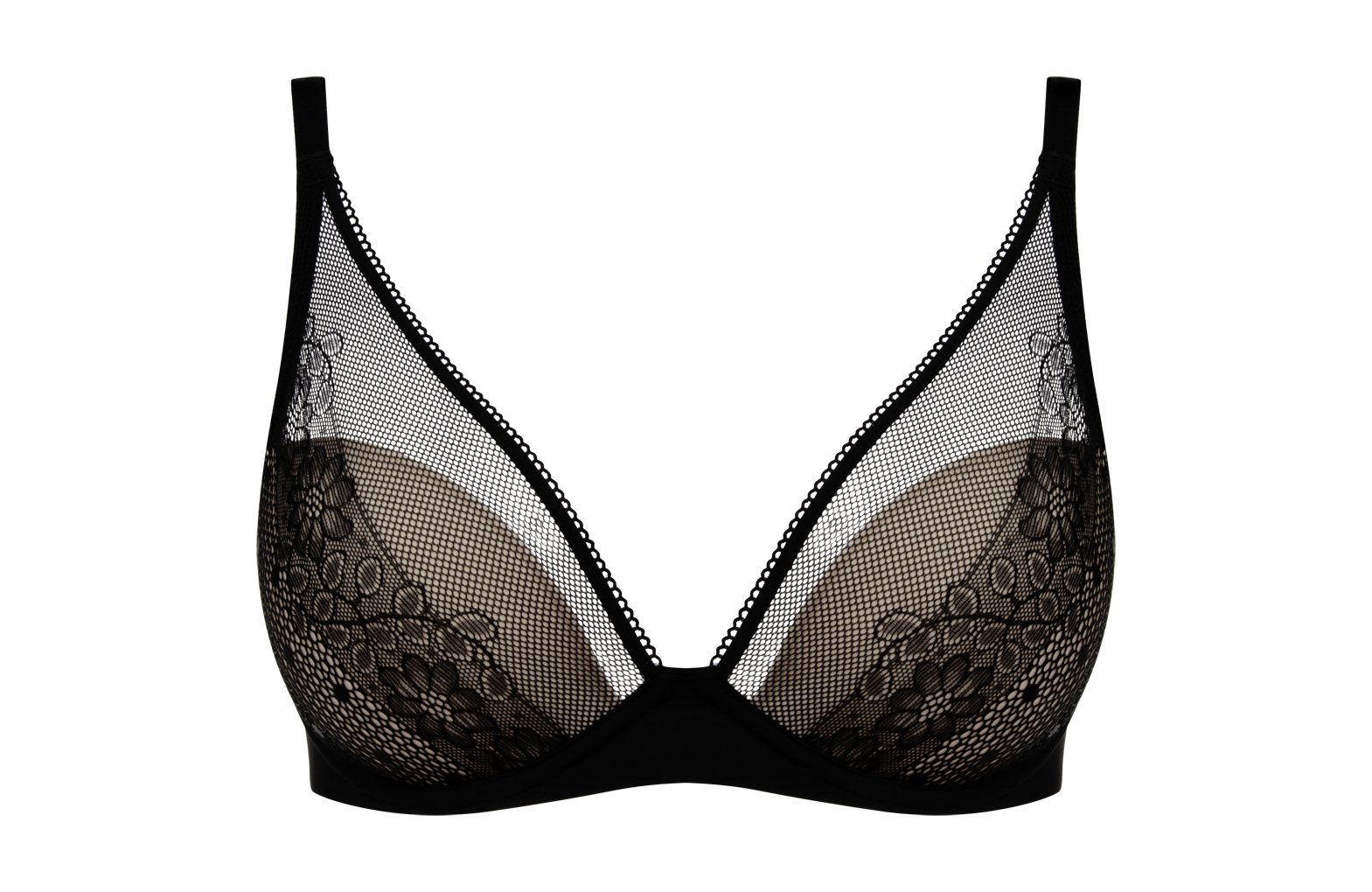 darjeeling-soutien-gorge-coque-secr-te-femme-noir-85g image 1