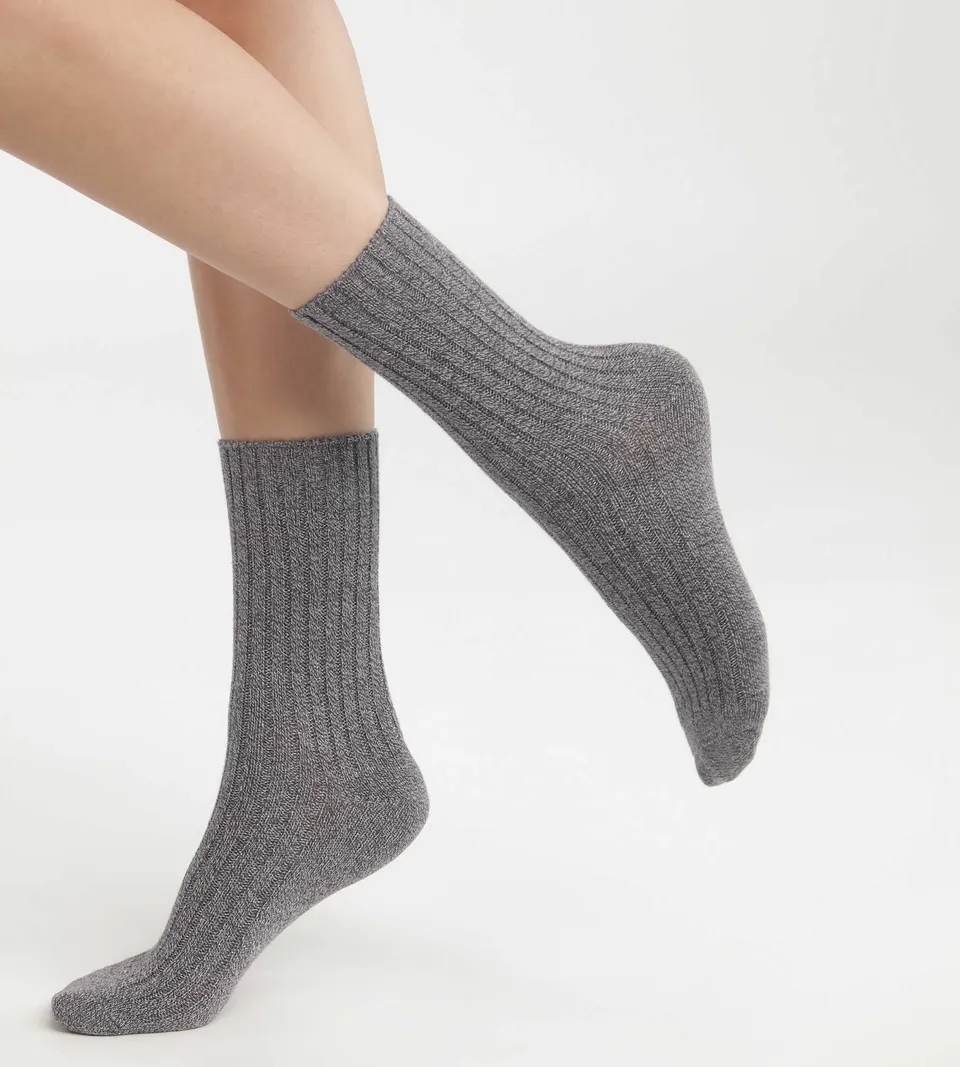 dim-bambou-chaussettes-femme-maille-c-tel-e-gris-chin image 1