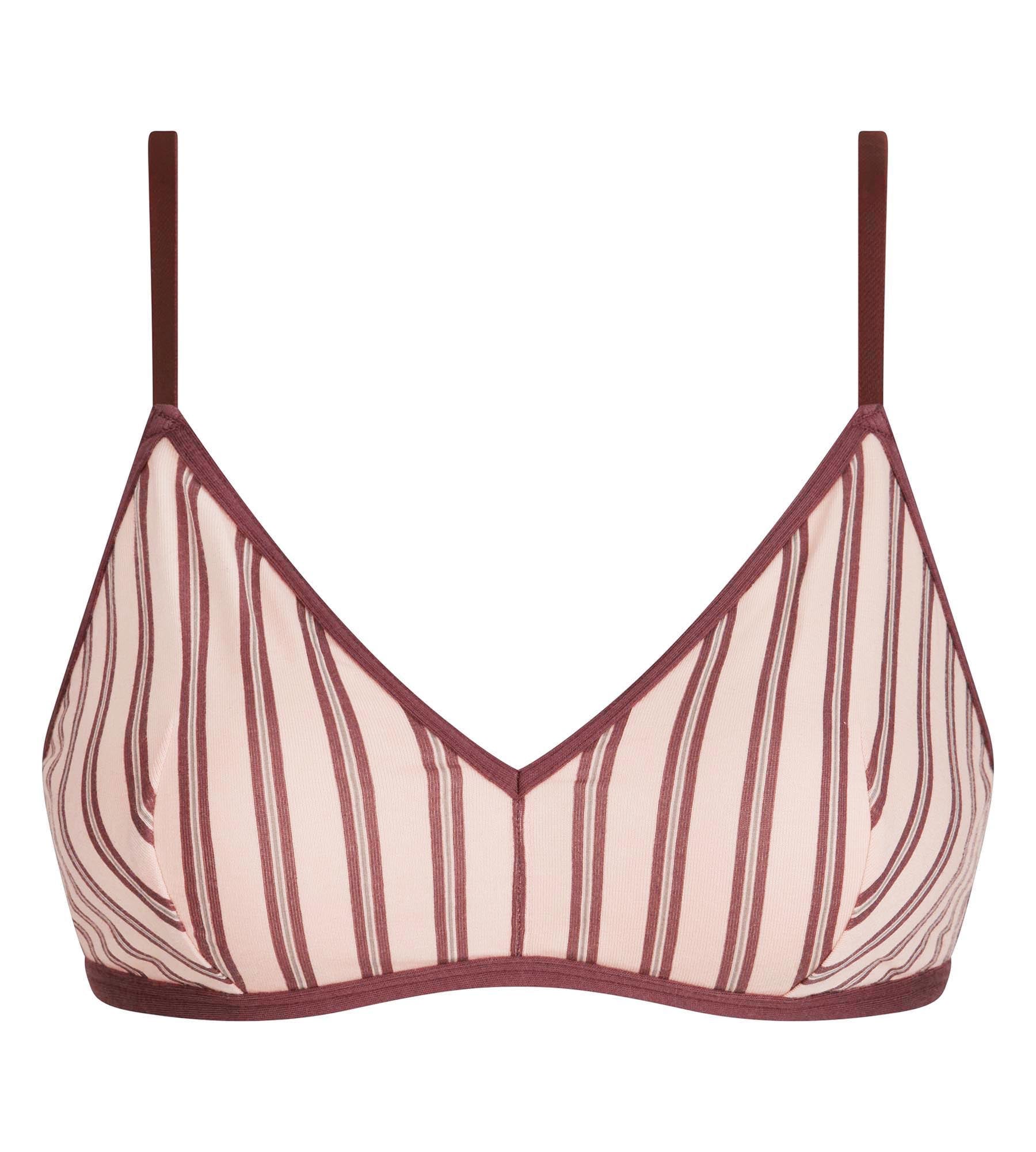 dim-x-ines-de-la-fressange-soutien-gorge-sans-armatures-brun-rose-coton image 6