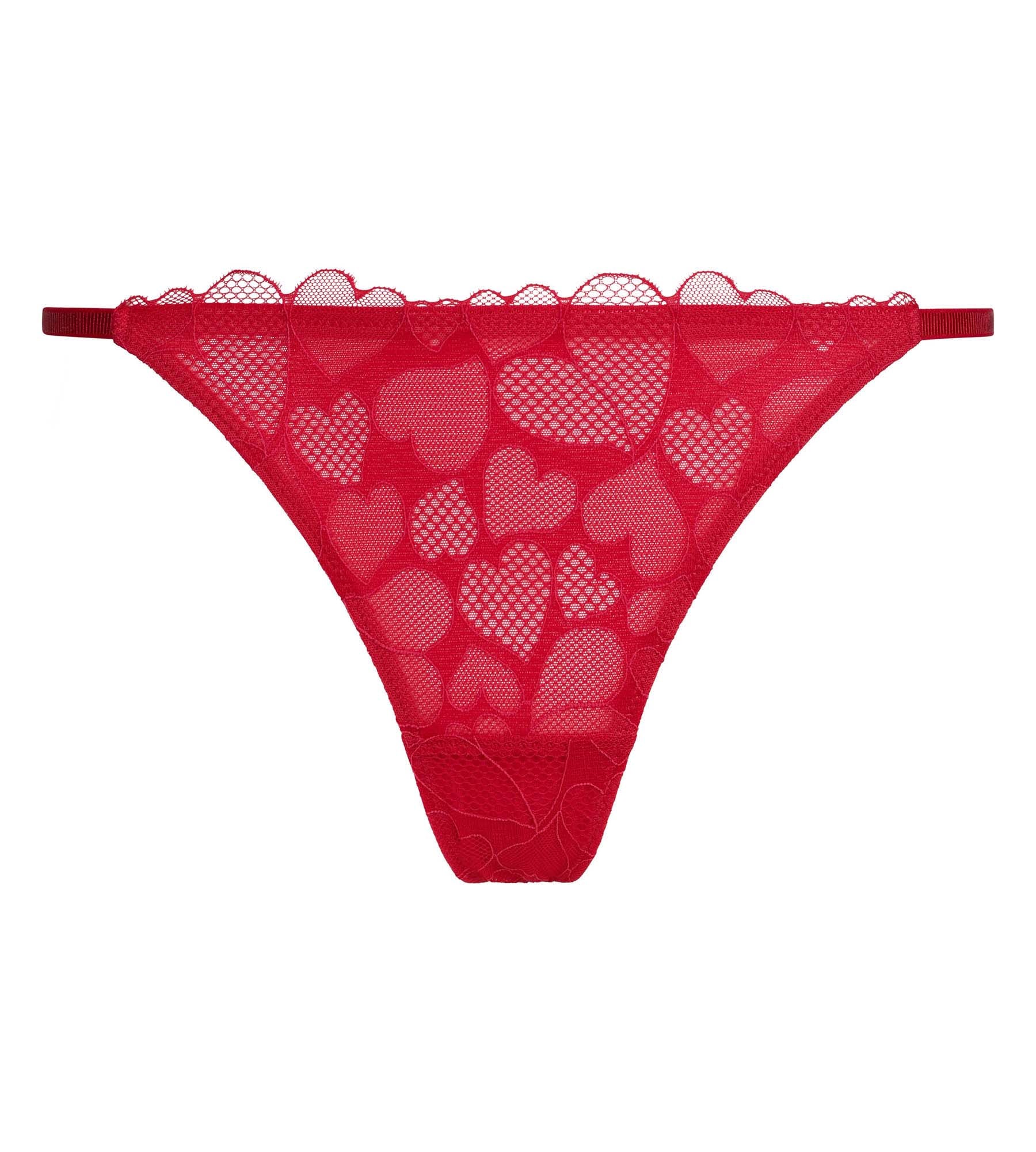 dim-red-love-slip-br-silien-femme-en-dentelle-rouge-motif-c-ur image 5