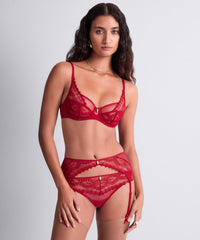 aubade-mystery-of-love-porte-jarretelles-cherry image 4