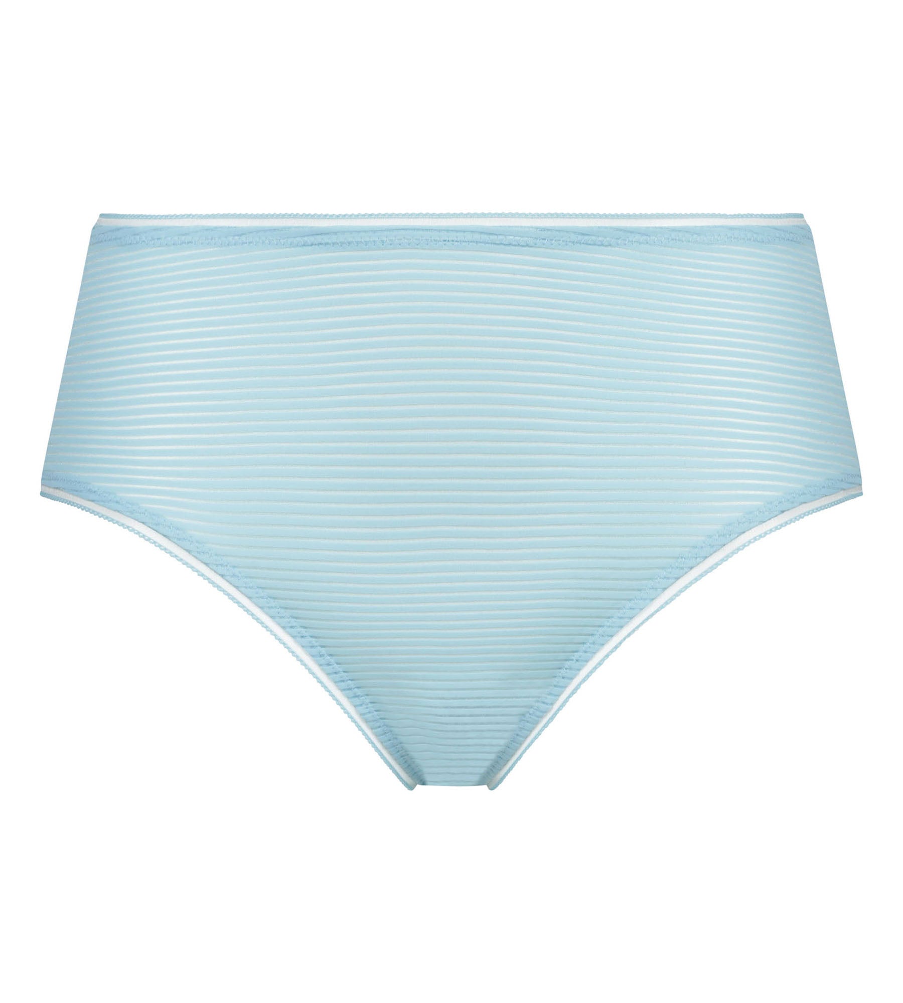 dim-x-in-s-de-la-fressange-culotte-haute-femme-rayures-bleu-chemise image 5