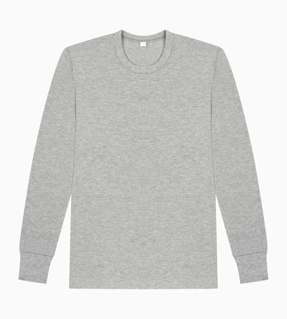 dim-thermal-t-shirt-enfant-unisexe-gris-chin image 1
