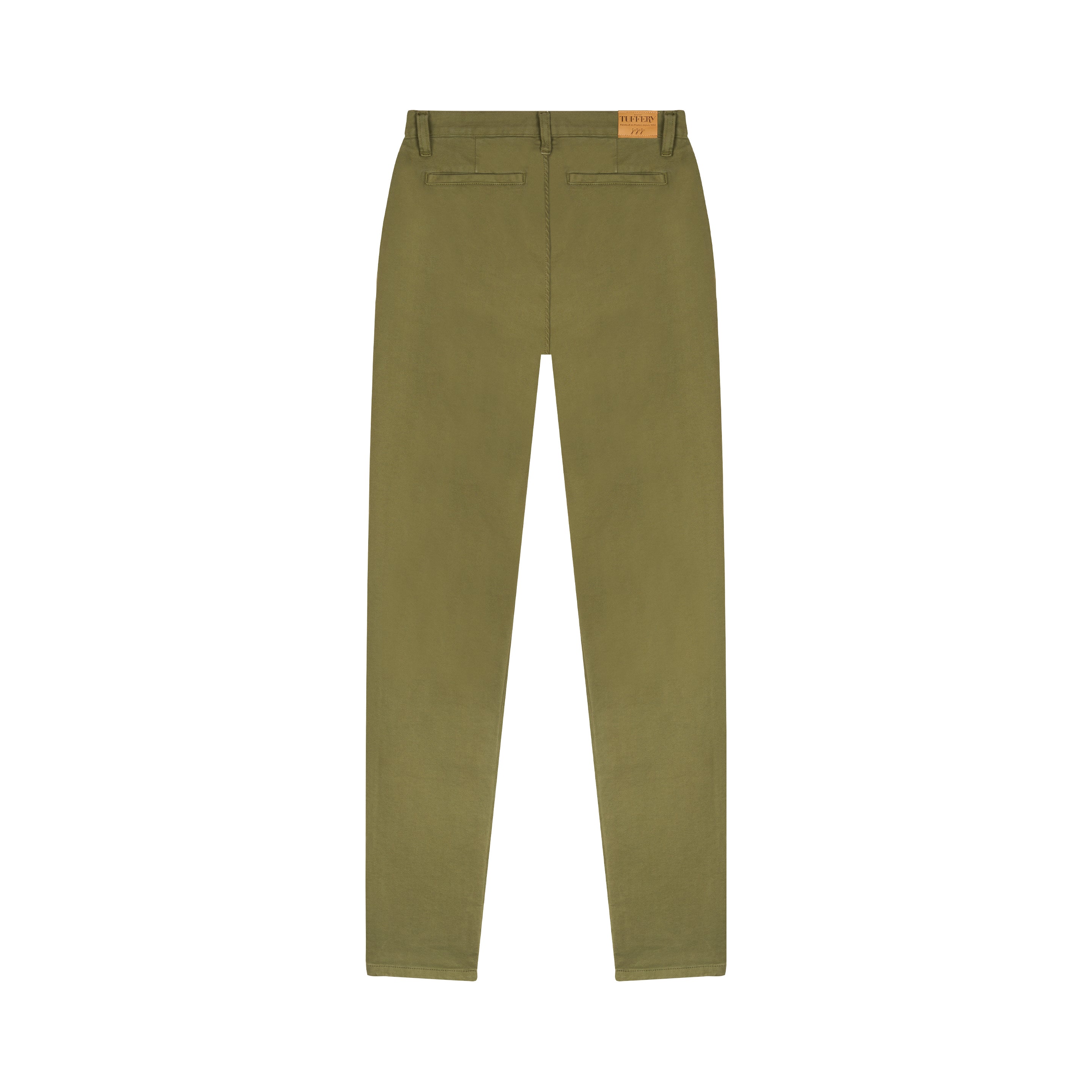 atelier-tuffery-l-onie-chino-femme-ajust-taille-haute-vert-kaki image 3