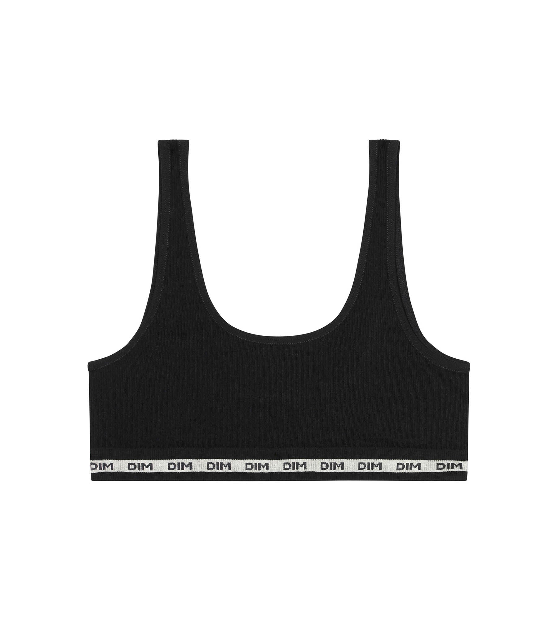 dim-icons-brassi-re-fille-tissu-c-tel-noir image 1