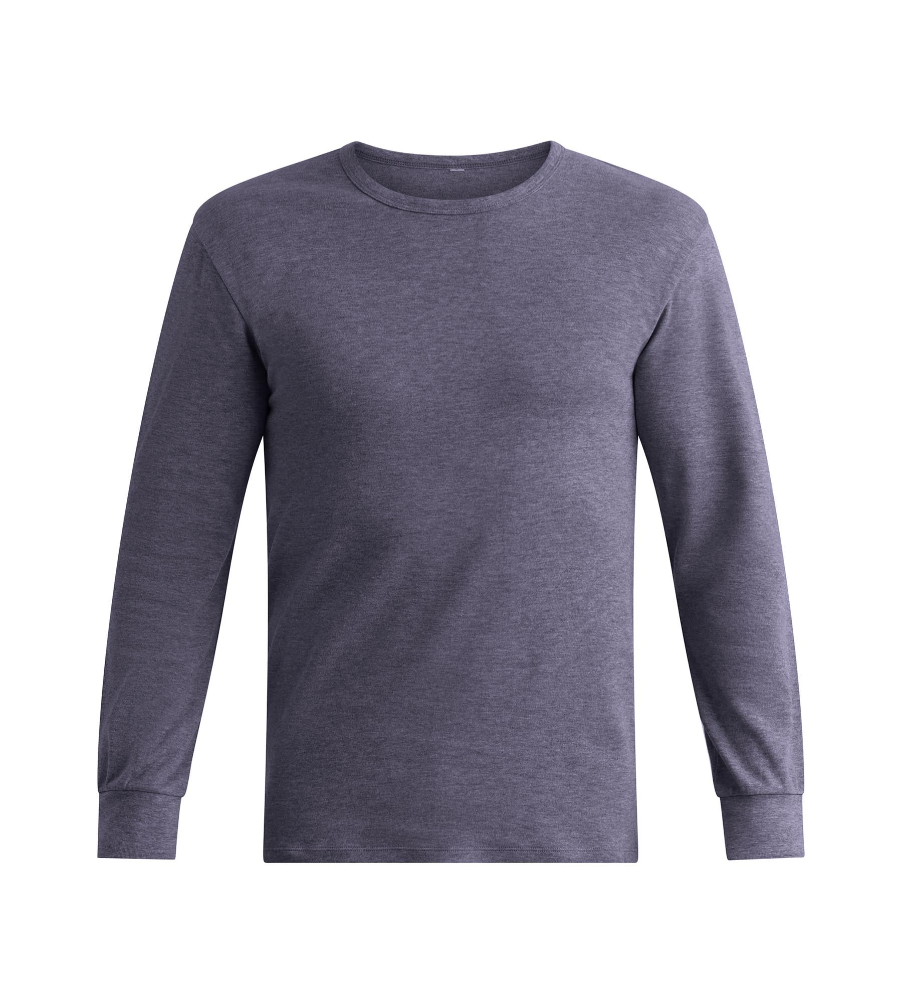 dim-thermal-t-shirt-thermique-homme-coton-gris-bleut-manches-longues image 3
