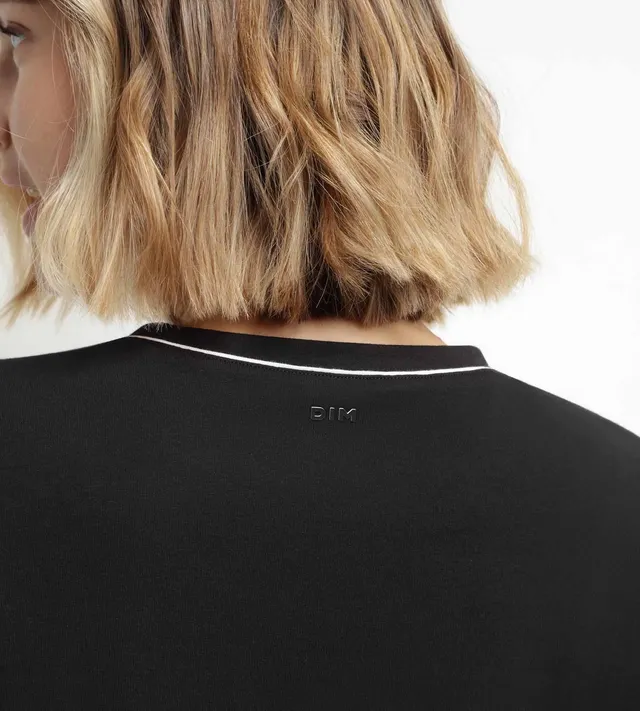 dim-move-t-shirt-de-sport-femme-thermor-gulateur-noir image 1
