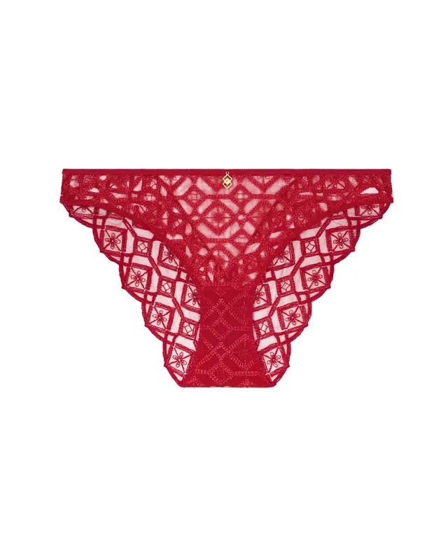 aubade-sense-of-illusion-slip-italien-red-berry image 1