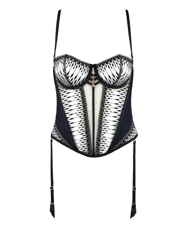 aubade-voodoo-kiss-gu-pi-re-porte-jarretelles-millennium-black image 1