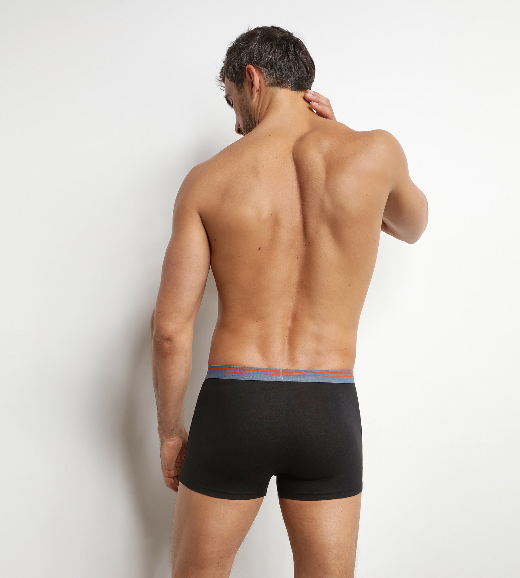 dim-daily-colors-lot-de-2-boxers-homme-noir-coton-stretch image 5