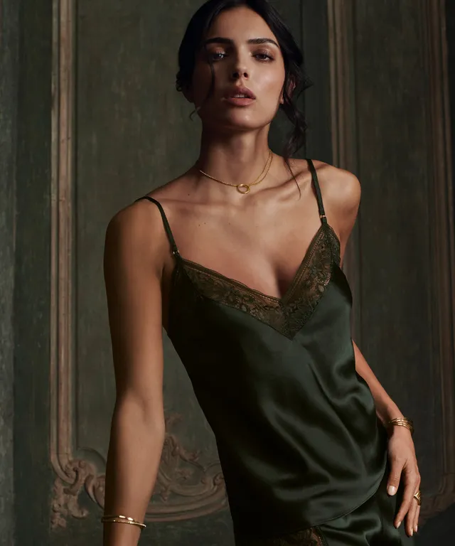 aubade-midnight-whisper-top-bretelles-mysterious-green image 1