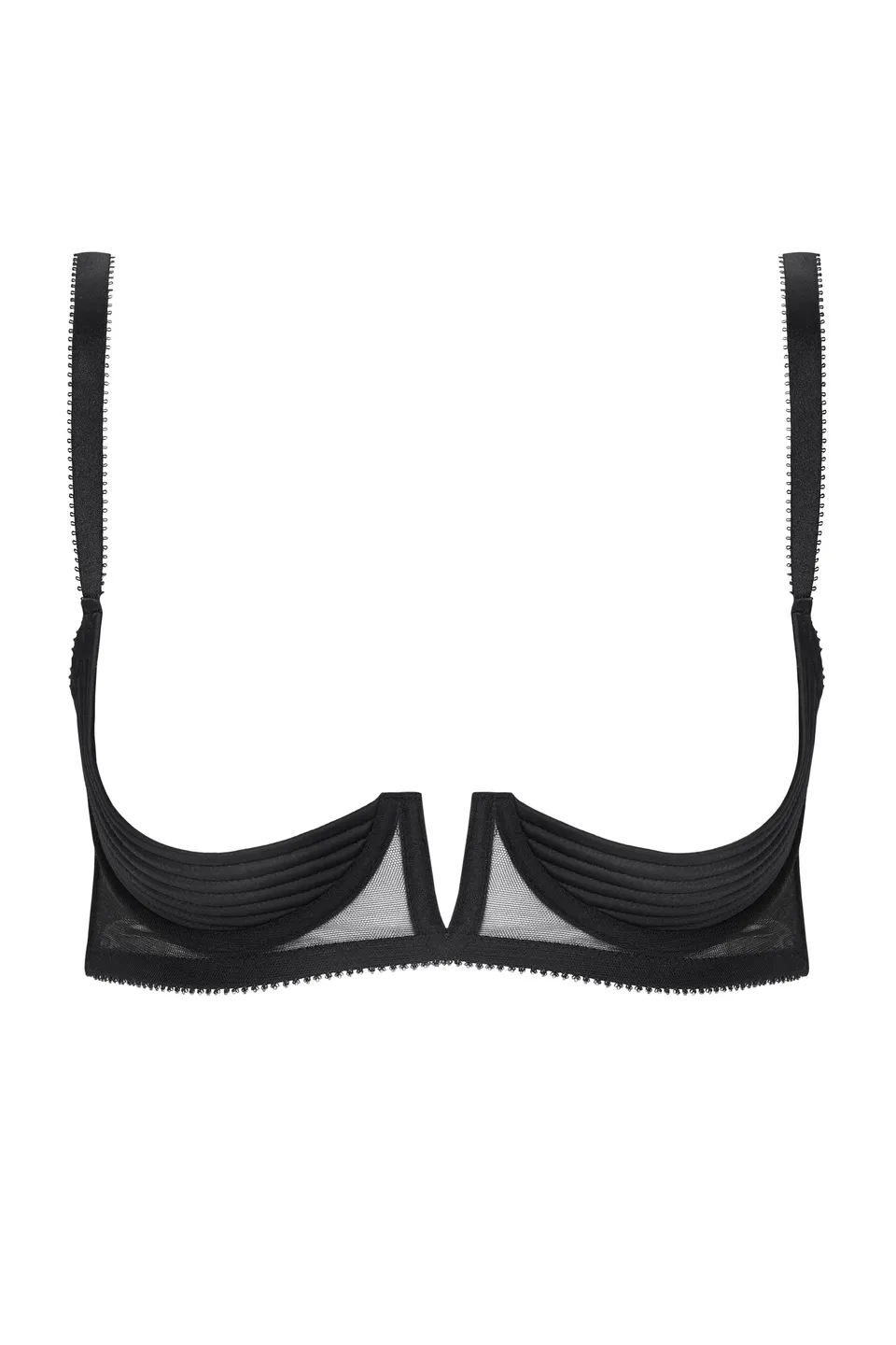 cadolle-soutien-gorge-sein-nu-rama-satin-noir image 1