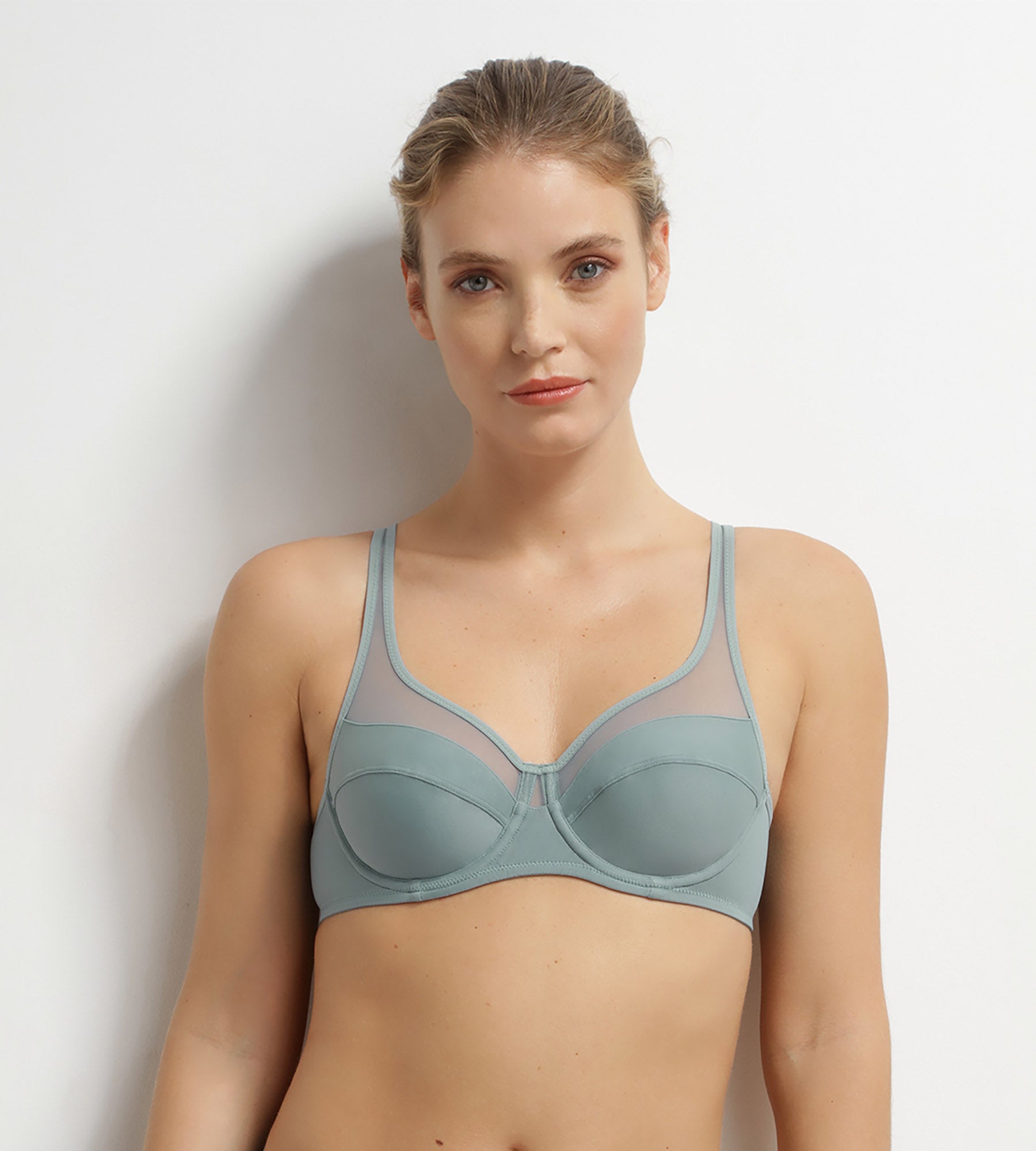 dim-generous-soutien-gorge-embo-tant-microfibre-tulle-sauge image 1