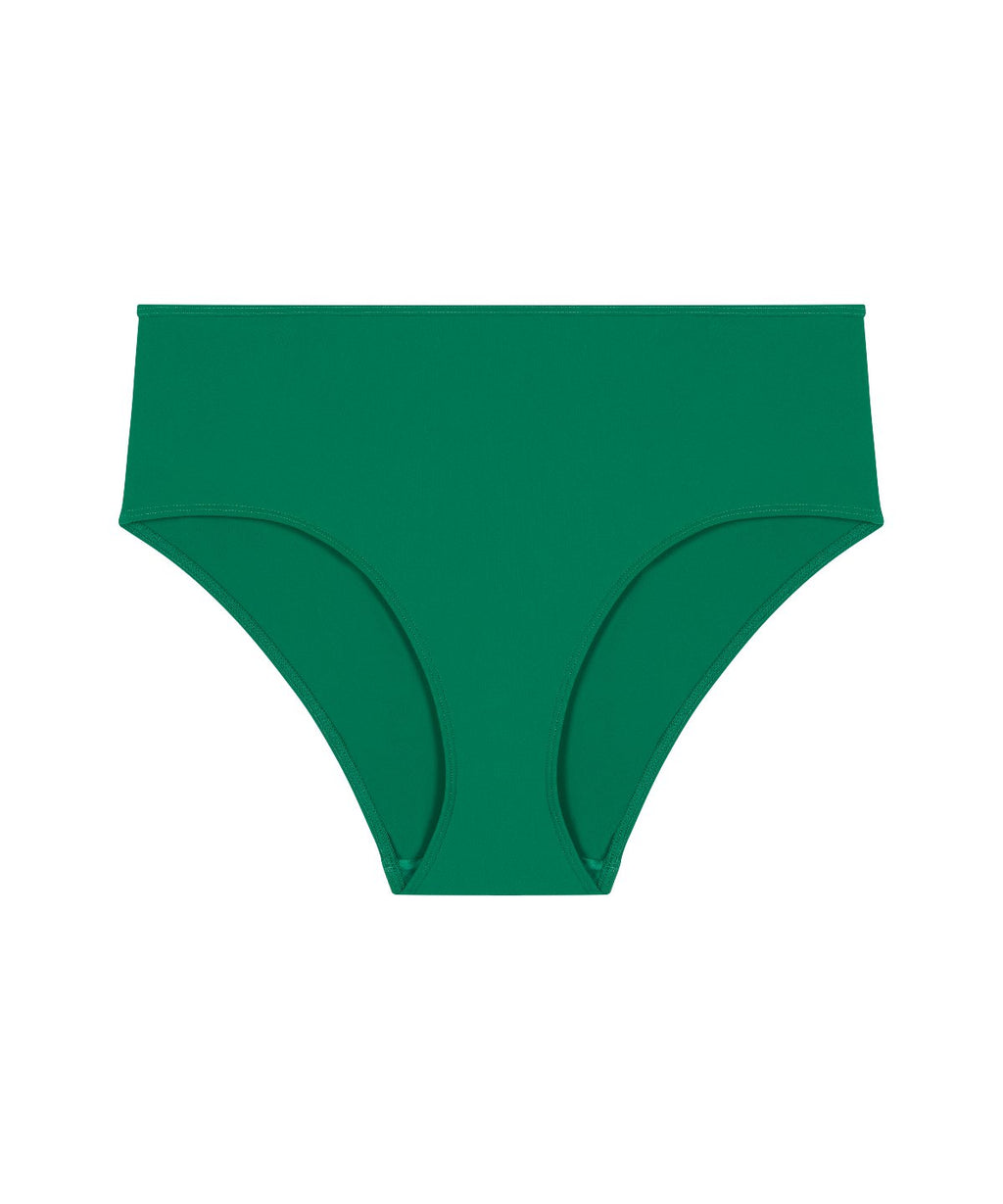 aubade-sparkling-treasure-culotte-taille-haute-palm-green image 1