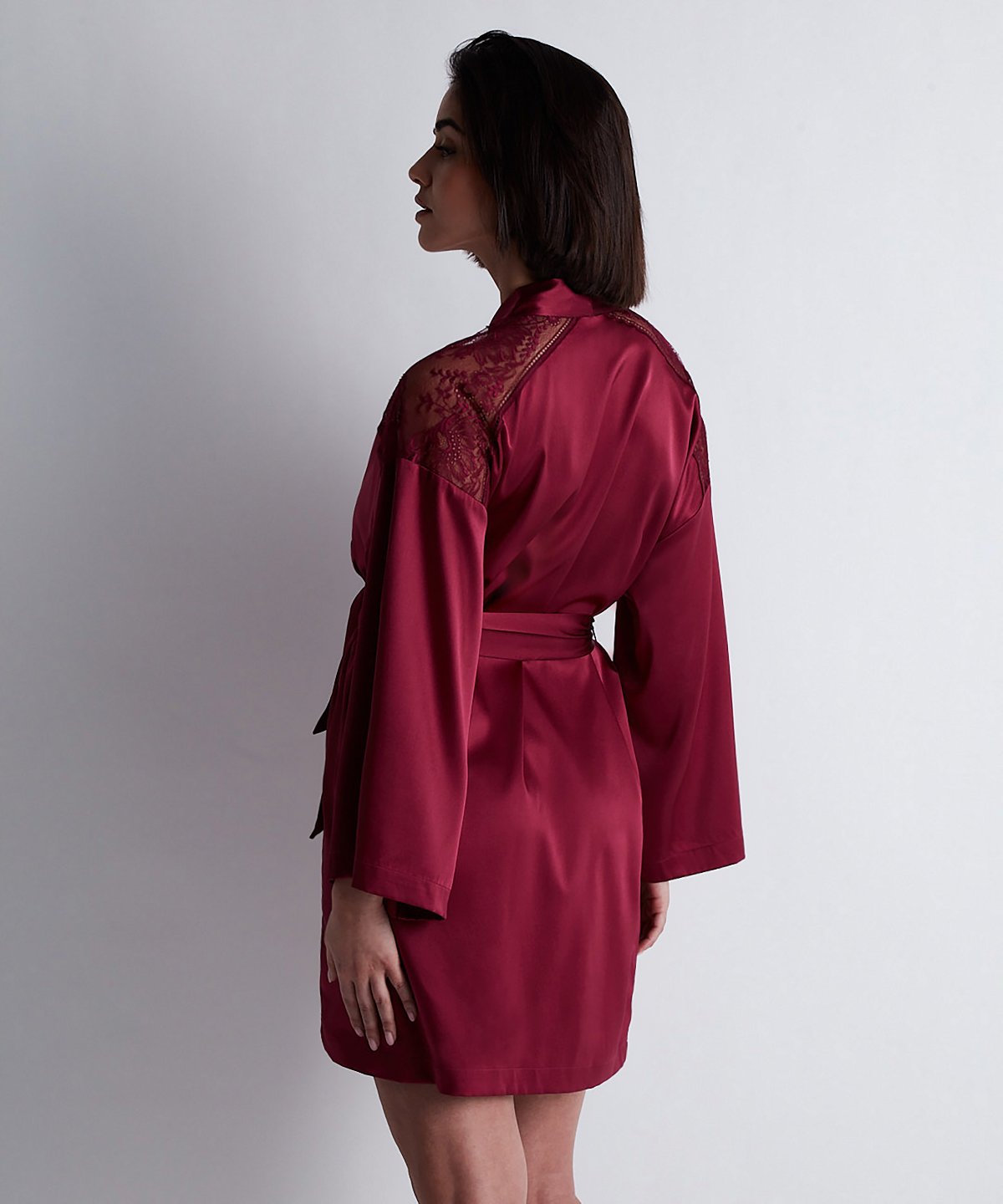aubade-midnight-whisper-kimono-crimson-red image 5