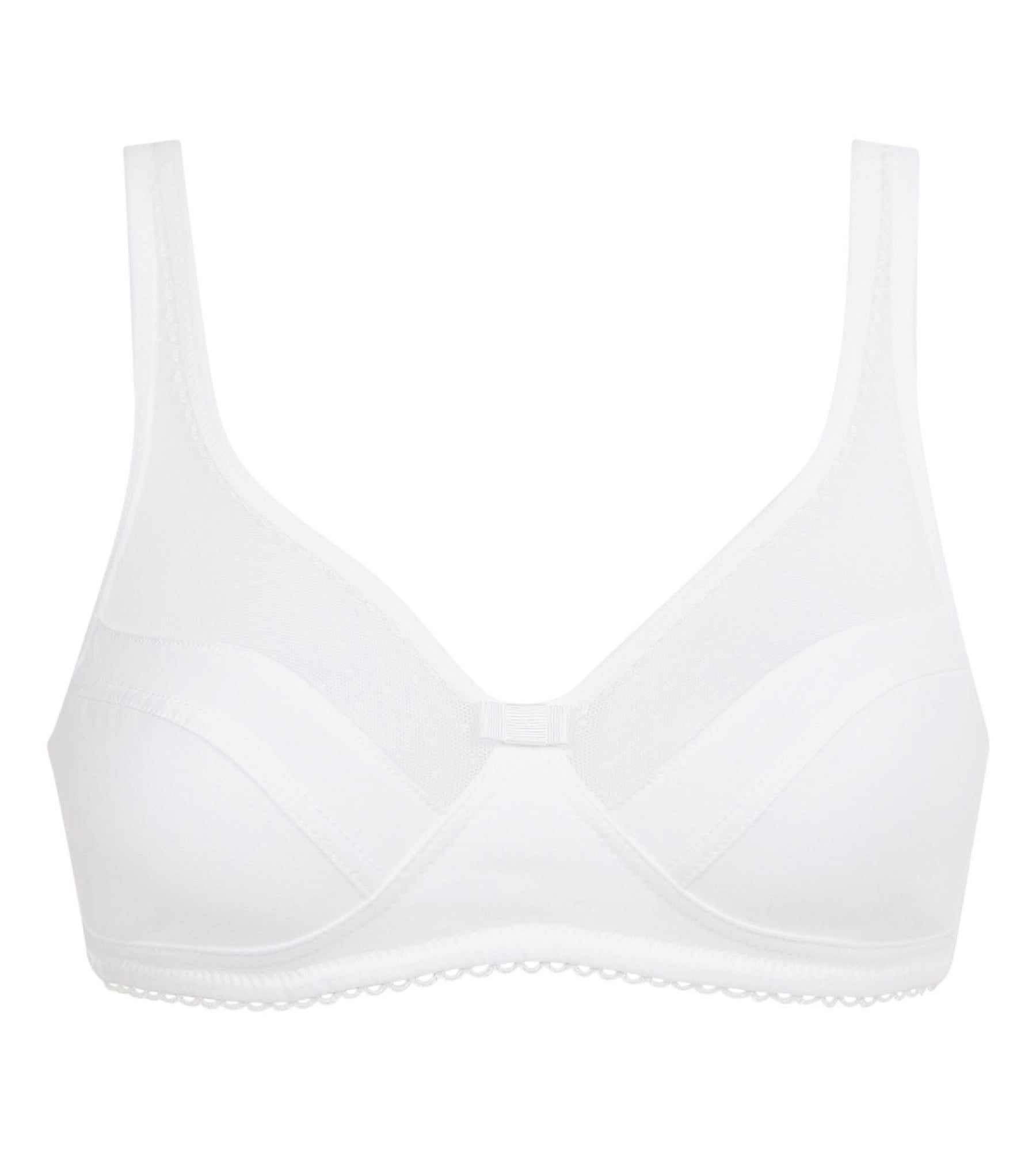 dim-generous-soutien-gorge-sans-armatures-femme-plumetis-blanc-coton-bio image 5