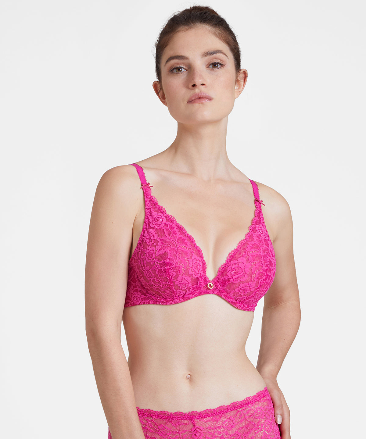 aubade-rosessence-soutien-gorge-triangle-avec-armatures-fuchsia image 3
