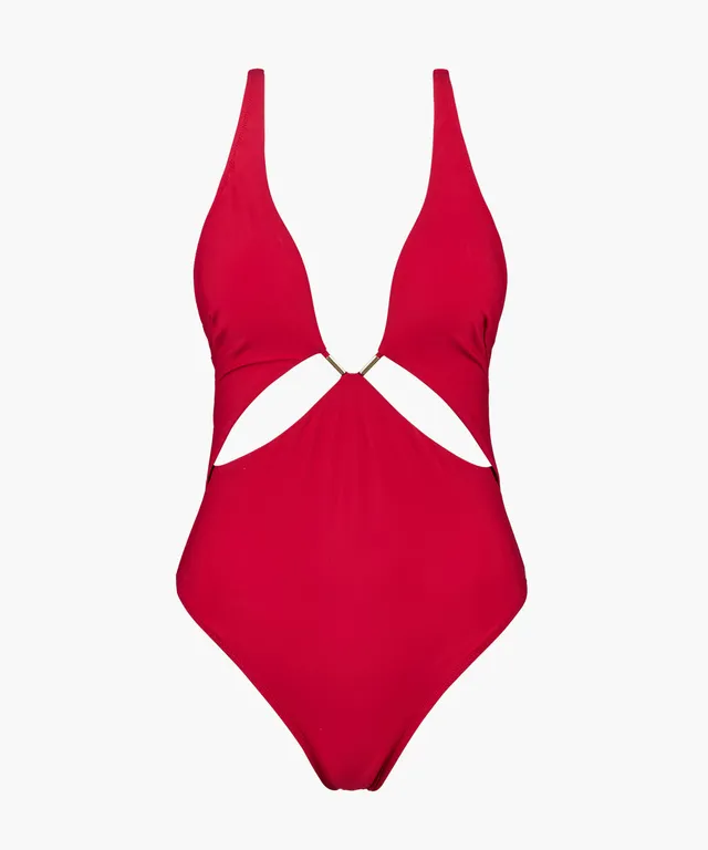 aubade-beach-escape-maillot-1-pi-ce-armatures-hibiscus image 1