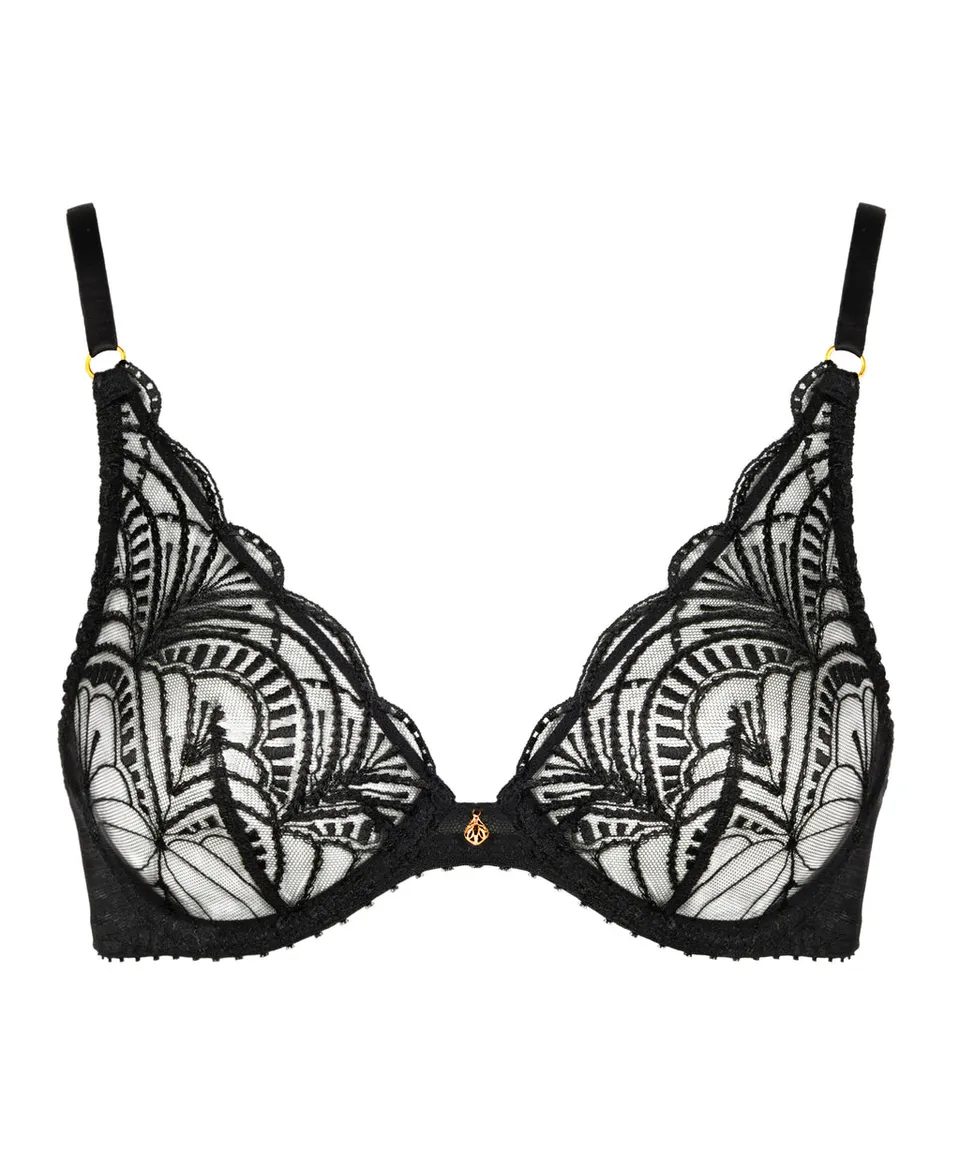 aubade-vibes-soutien-gorge-triangle-armatures-noir image 1