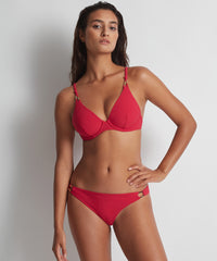 aubade-beach-escape-soutien-gorge-triangle-plongeant-armatures-hibiscus image 2
