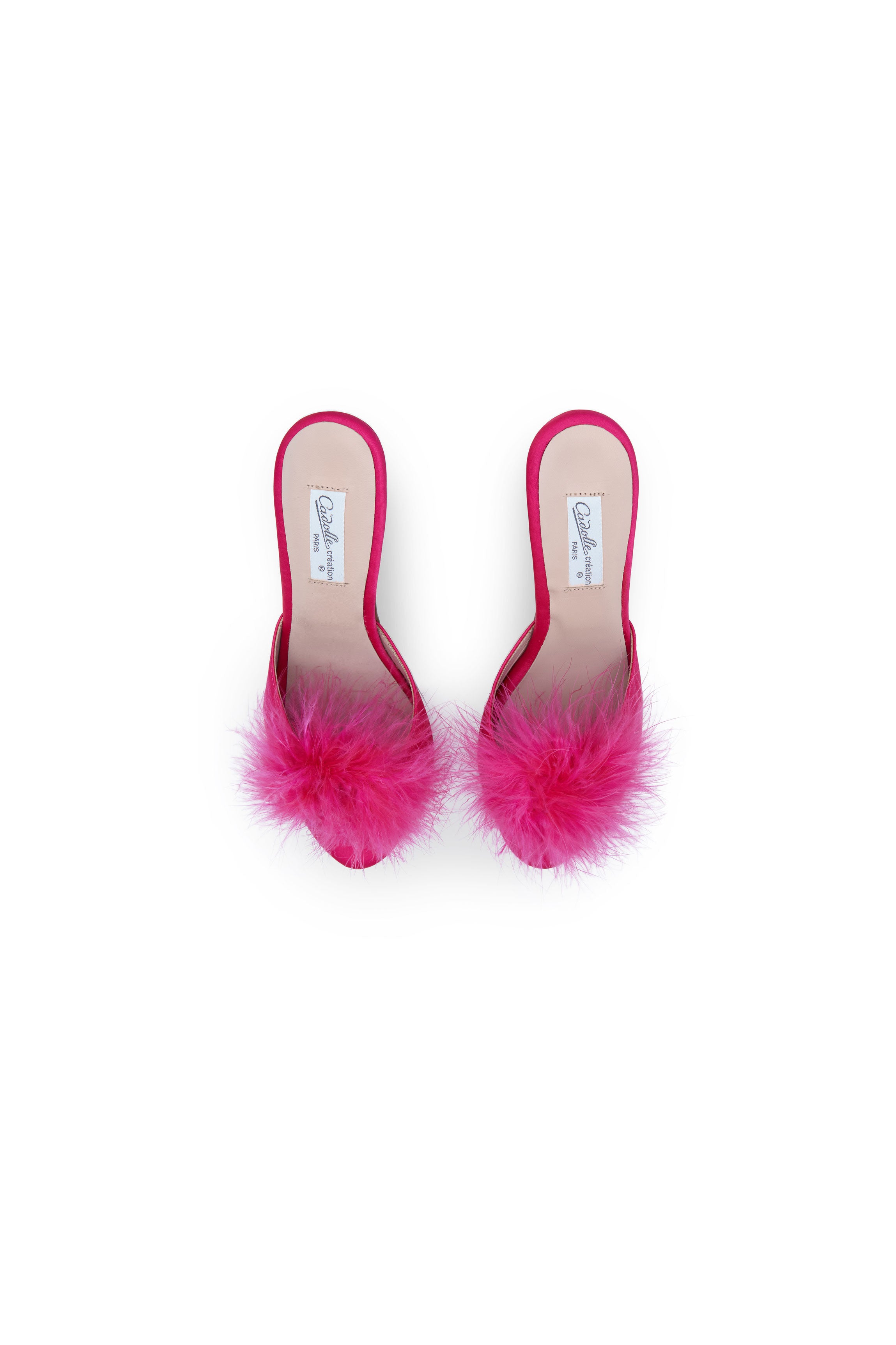 cadolle-mules-fushia-talon-9-cm-lingerie-d-int-rieur image 2