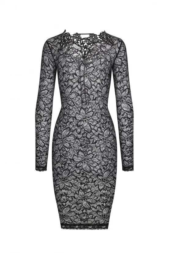 cadolle-carmen-robe-dentelle-doubl-e-satin-robe-de-soir-e image 1