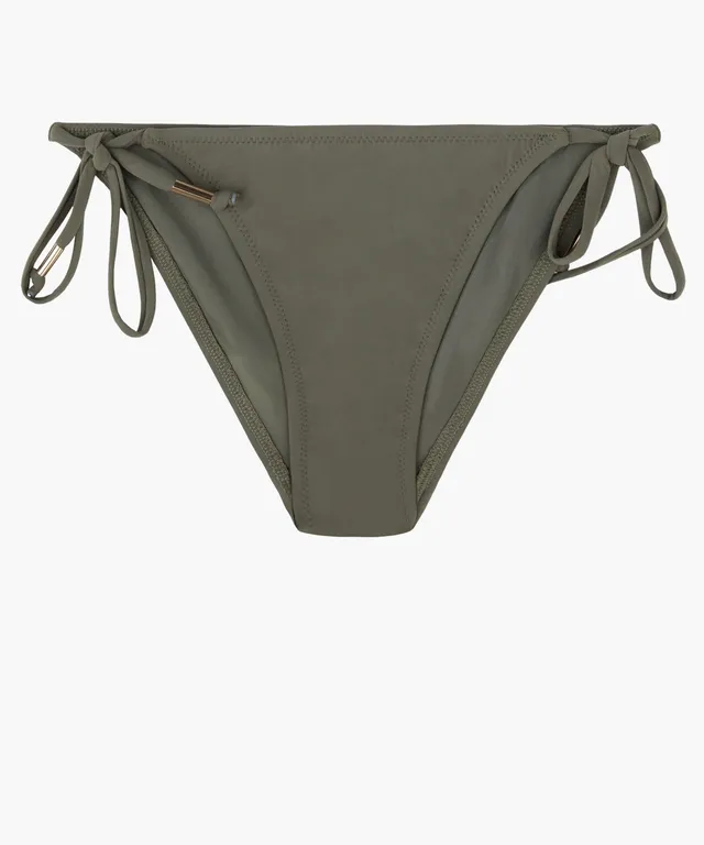 aubade-beach-escape-bas-de-maillot-bikini-kaki image 1