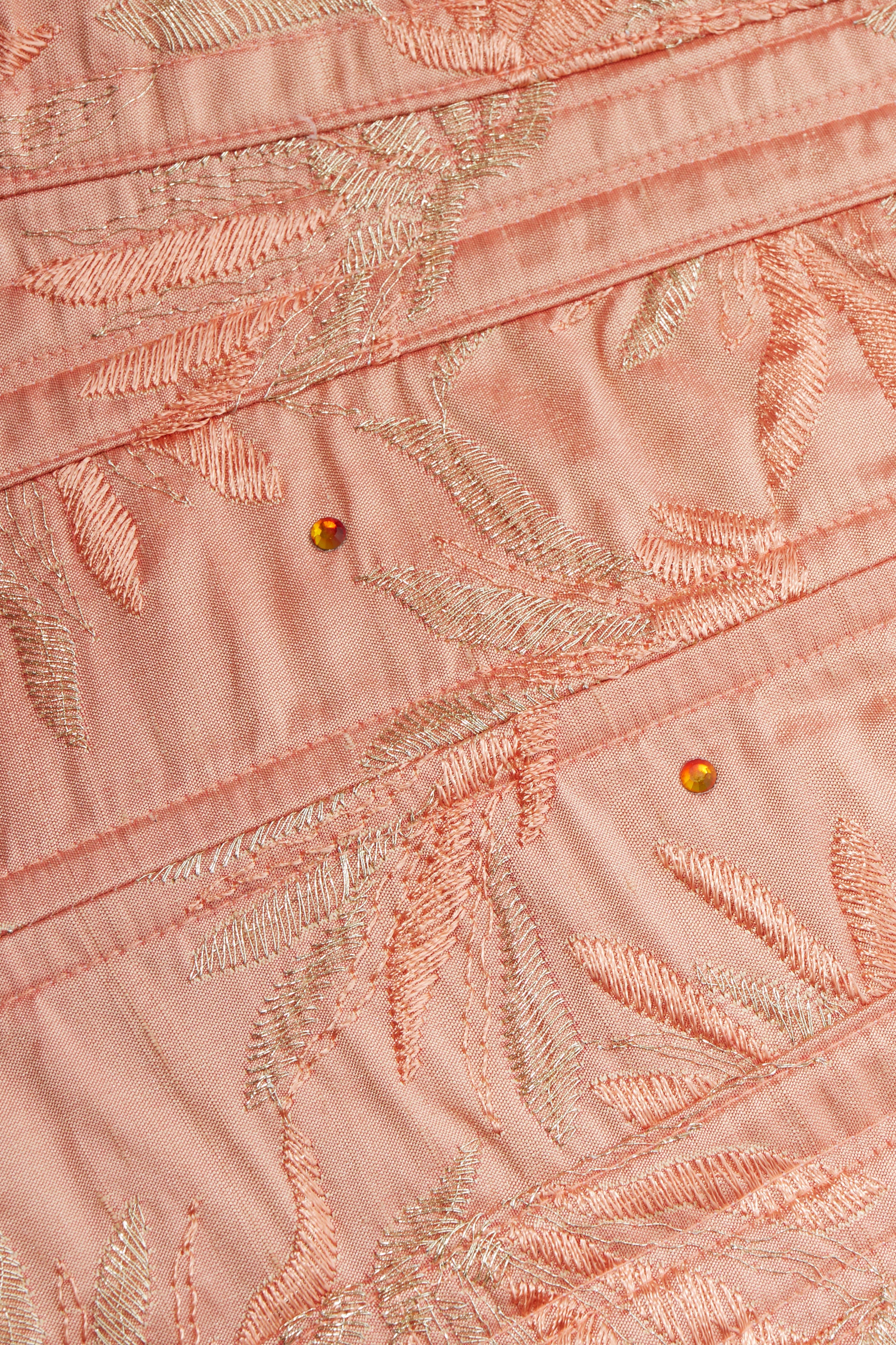 cadolle-corset-soie-orange-victoria image 3