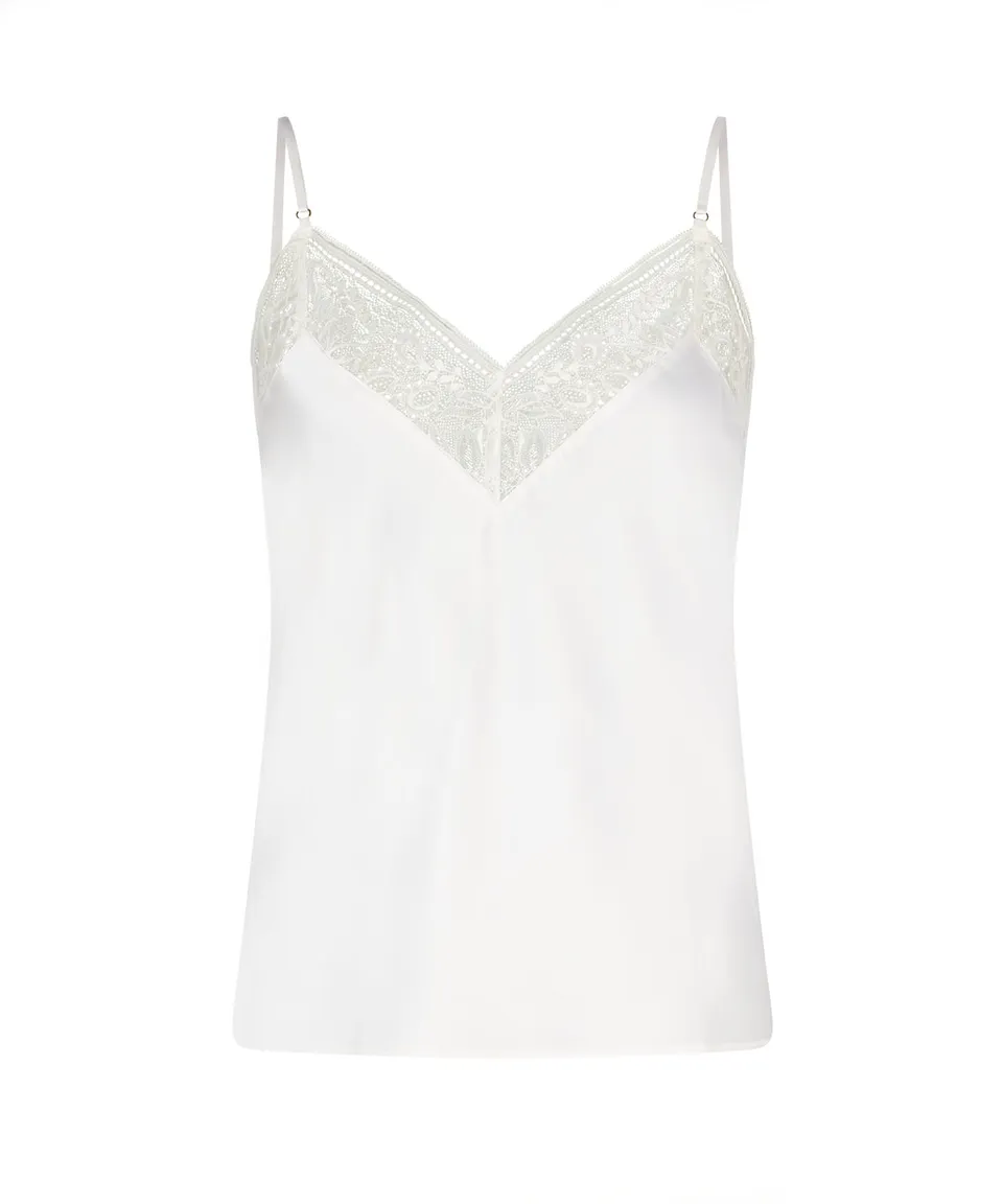 aubade-midnight-whisper-camisole-fines-bretelles-opale image 1