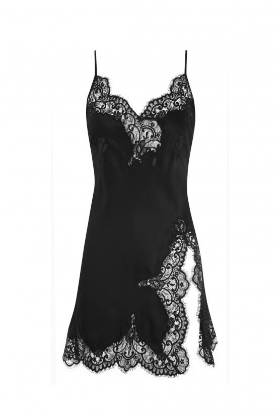 cadolle-nuisette-soie-noire-dentelle image 1