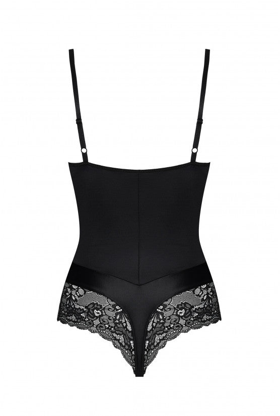 cadolle-body-corset-satin-noir-dentelle-calais image 3