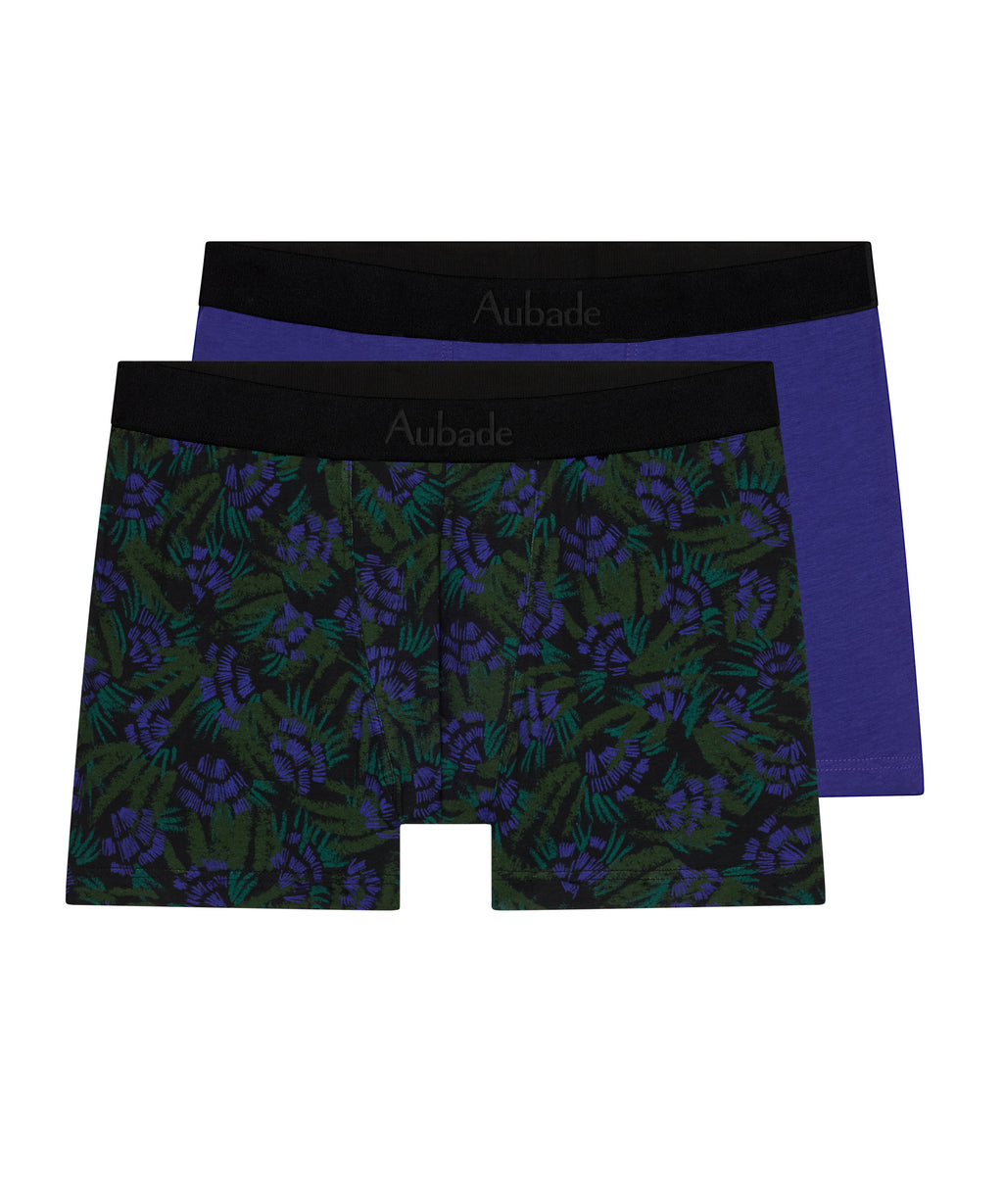 aubade-homme-pack-2-boxers-flower-work-2 image 1
