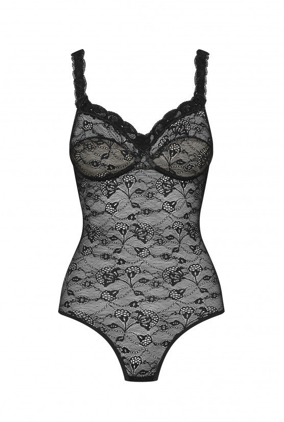cadolle-body-lola-dentelle-noir image 1