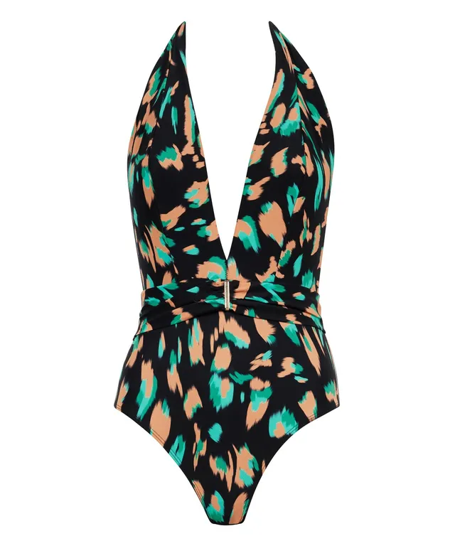 aubade-feline-energy-maillot-une-pi-ce-green-panther image 1