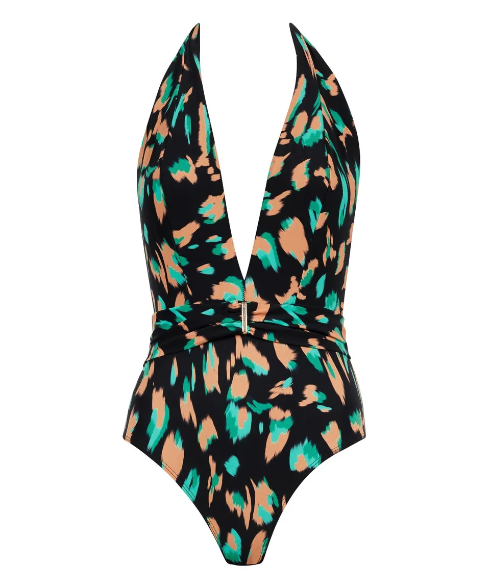 aubade-feline-energy-maillot-une-pi-ce-green-panther image 1