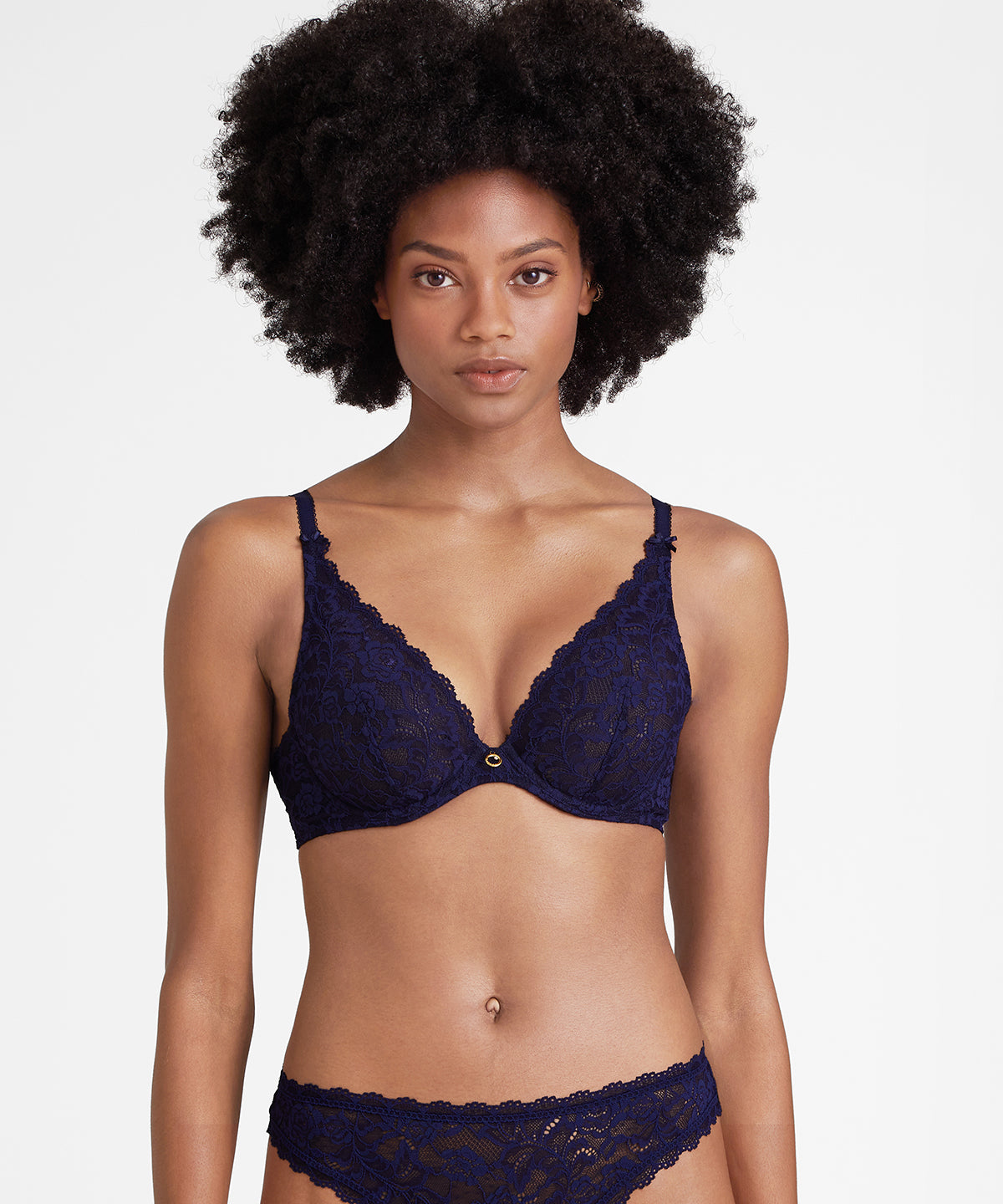 aubade-rosessence-soutien-gorge-triangle-armatures-bleu-nocturne image 3