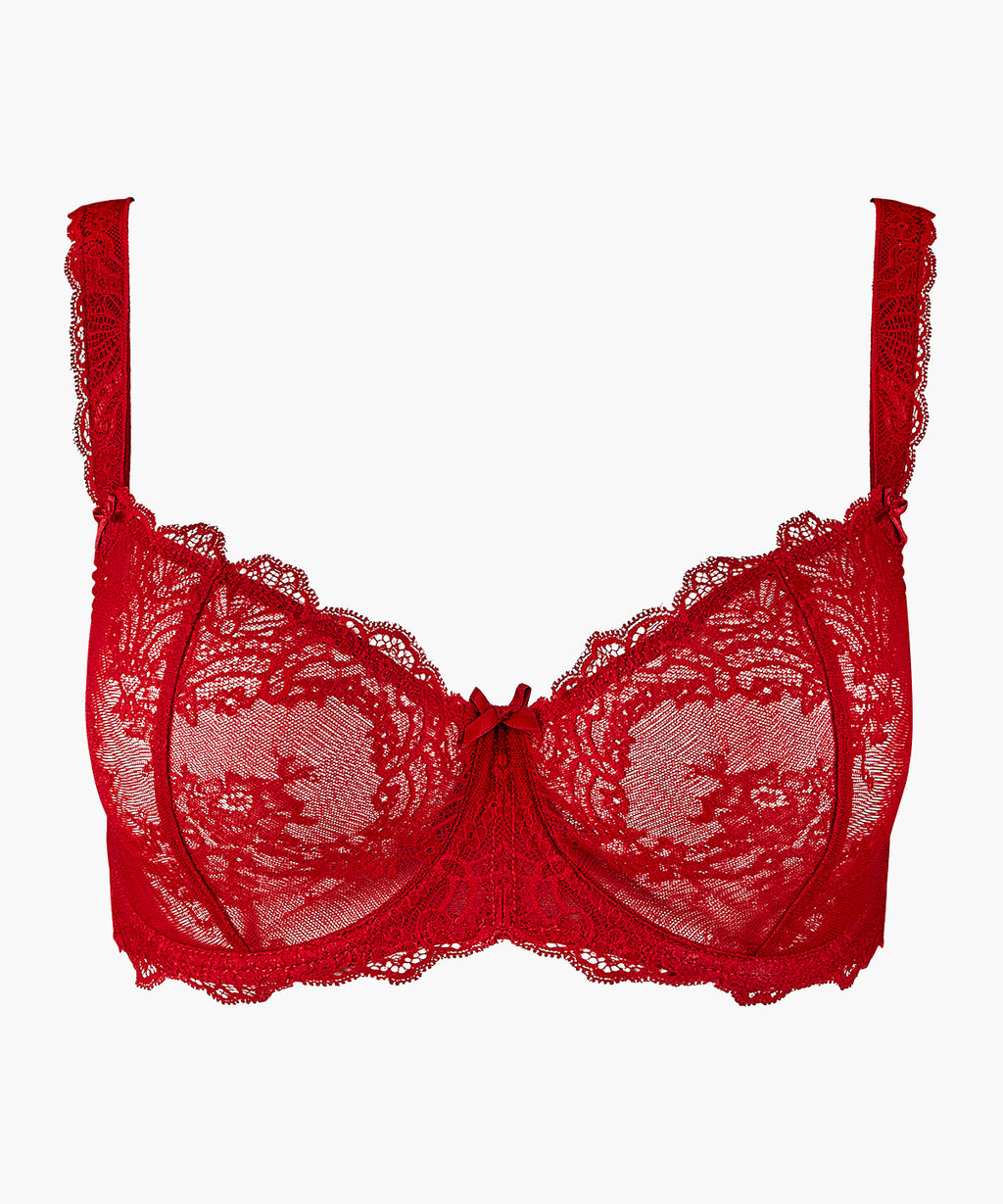aubade-danse-des-sens-comfort-half-cup-irresistible-red-bonnet-g image 1
