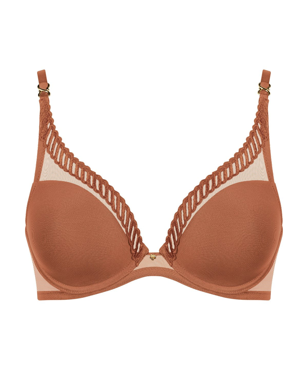 aubade-sheer-emotion-soutien-gorge-triangle-avec-armatures-honey image 1