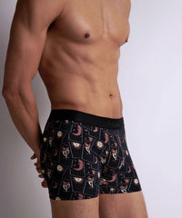 aubade-homme-boxer-tarot-noir-coton-sans-coutures-lat-rales image 3