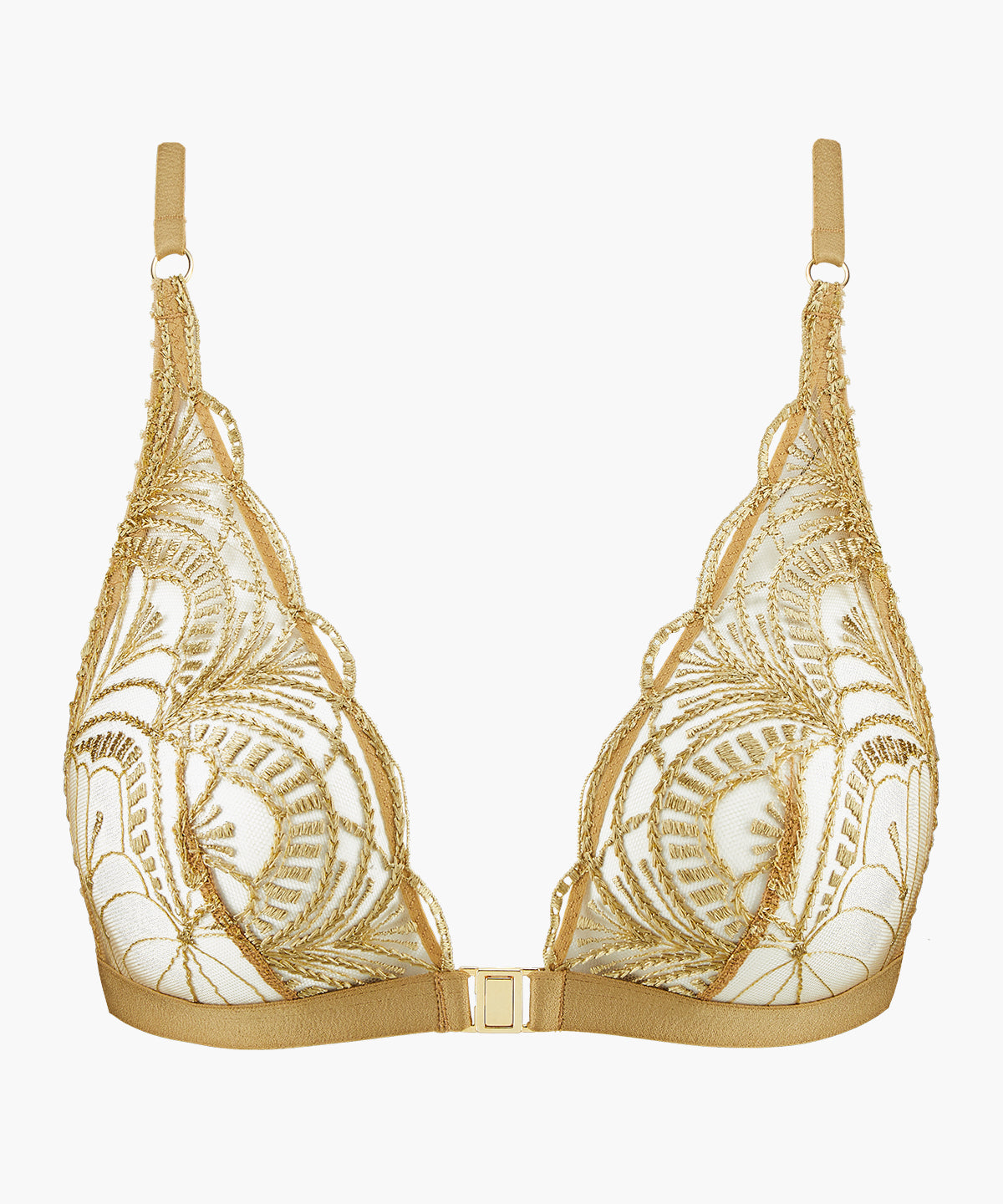 soutien-gorge-triangle-bralette-aubade-vibes-sublime-bronze image 1
