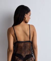aubade-histoire-d-un-soir-babydoll-schwarz image 5