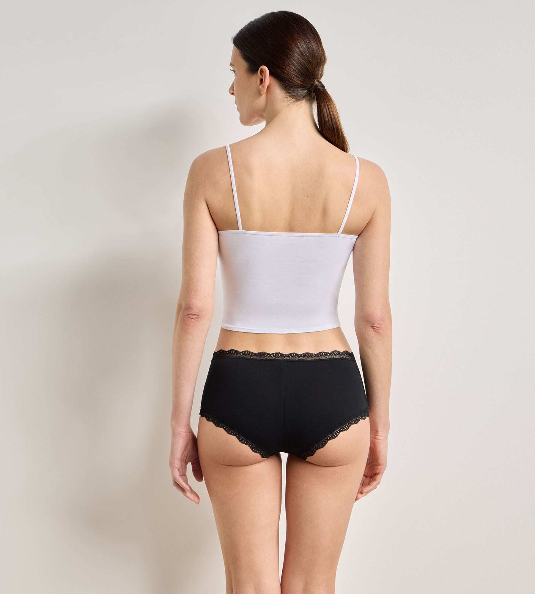 dim-daily-lot-de-2-shortys-femme-coton-dentelle-noir image 4