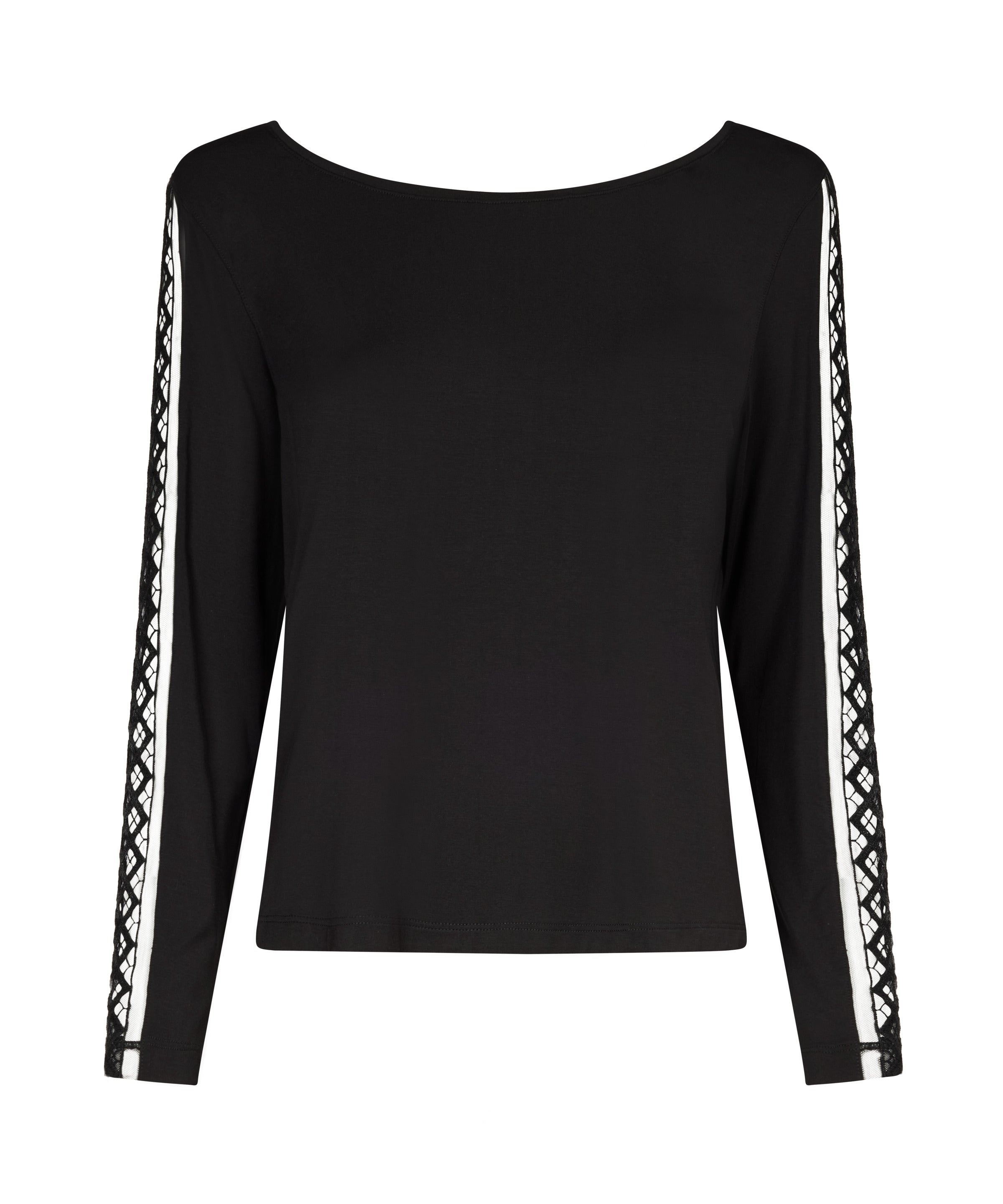 aubade-sweet-obsession-top-manches-longues-noir image 3