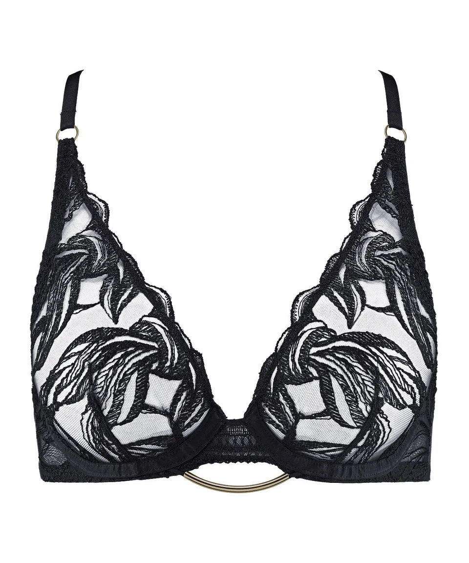aubade-into-the-groove-soutien-gorge-triangle-avec-armatures-black image 1