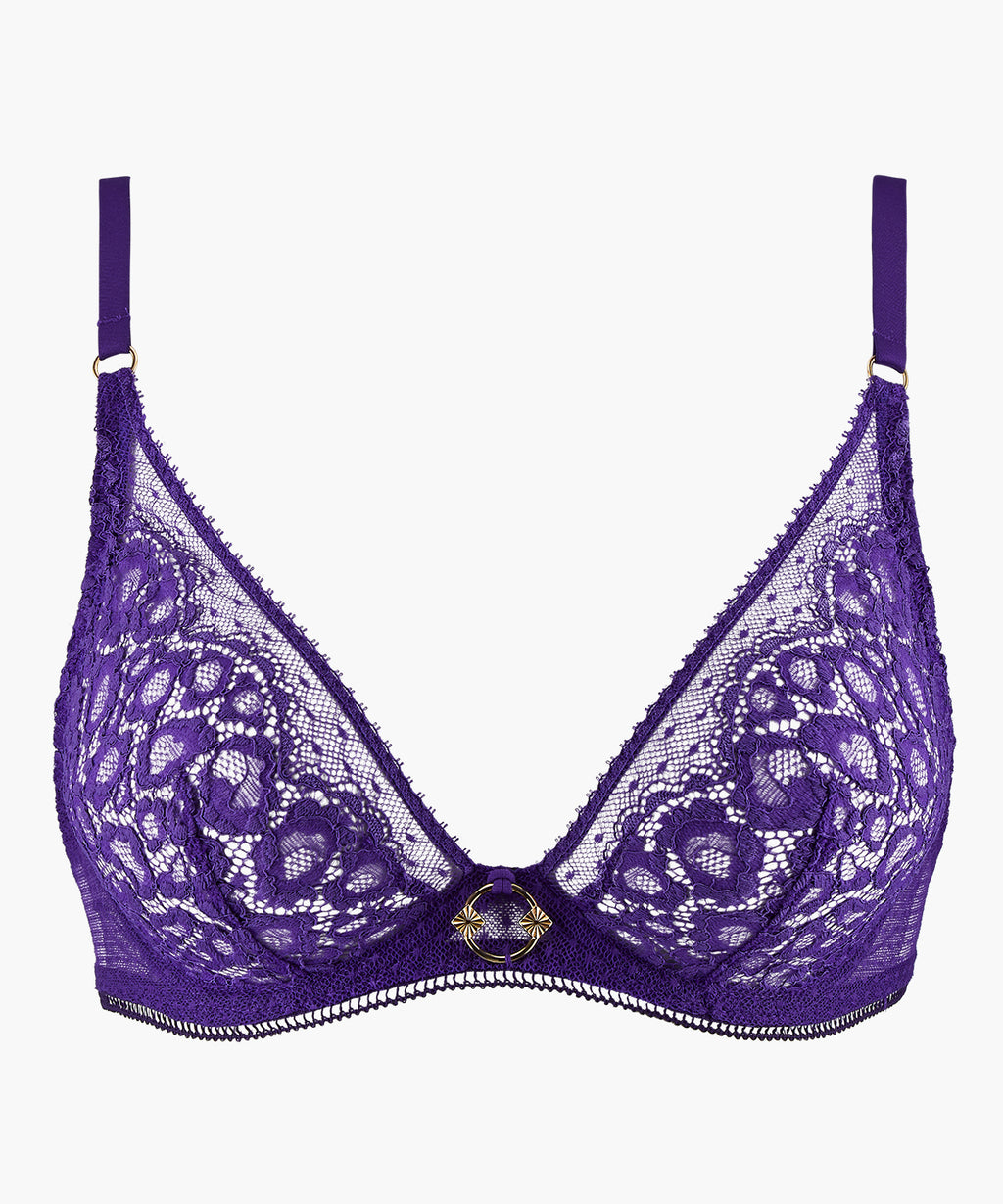 aubade-illusion-fauve-soutien-gorge-triangle-armatur-ultraviolet image 1