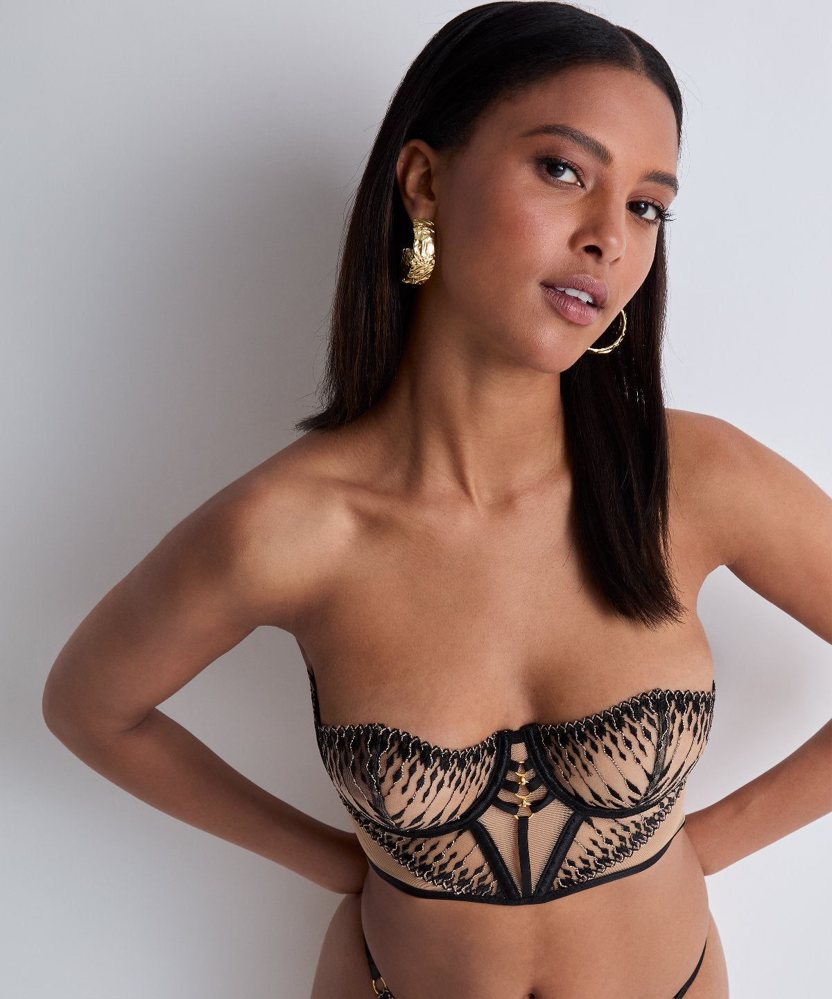aubade-voodoo-kiss-bustier-millenium-black image 8