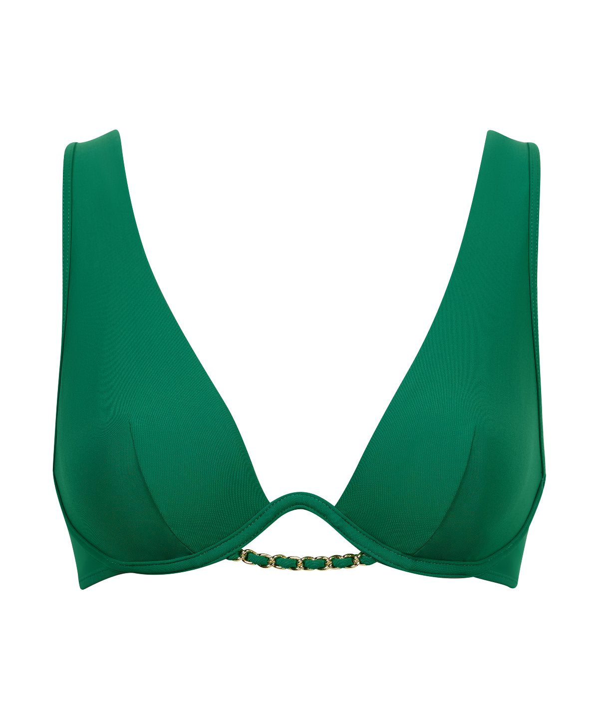 aubade-sparkling-treasure-haut-de-maillot-triangle-mono-armature-palm-green image 1