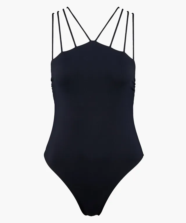 aubade-secret-laguna-maillot-de-bain-une-pi-ce-noir-dos-nageur-perles-martel-es- image 1