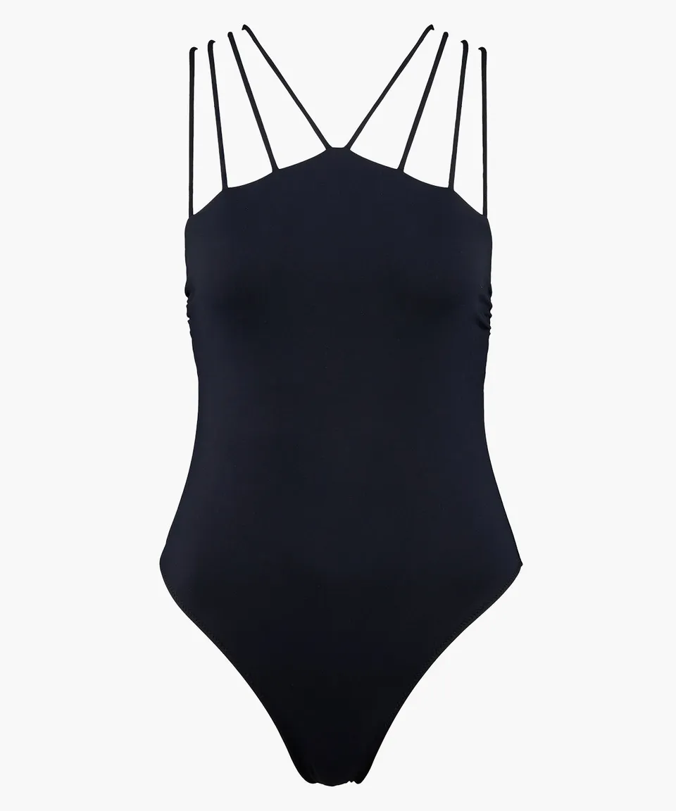 aubade-secret-laguna-maillot-de-bain-une-pi-ce-noir-dos-nageur-perles-martel-es- image 1