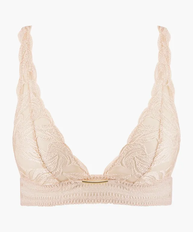 aubade-into-the-groove-soutien-gorge-triangle-bralette-sandstone image 1